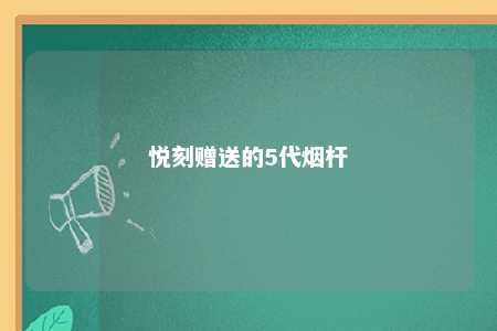 悦刻赠送的5代烟杆